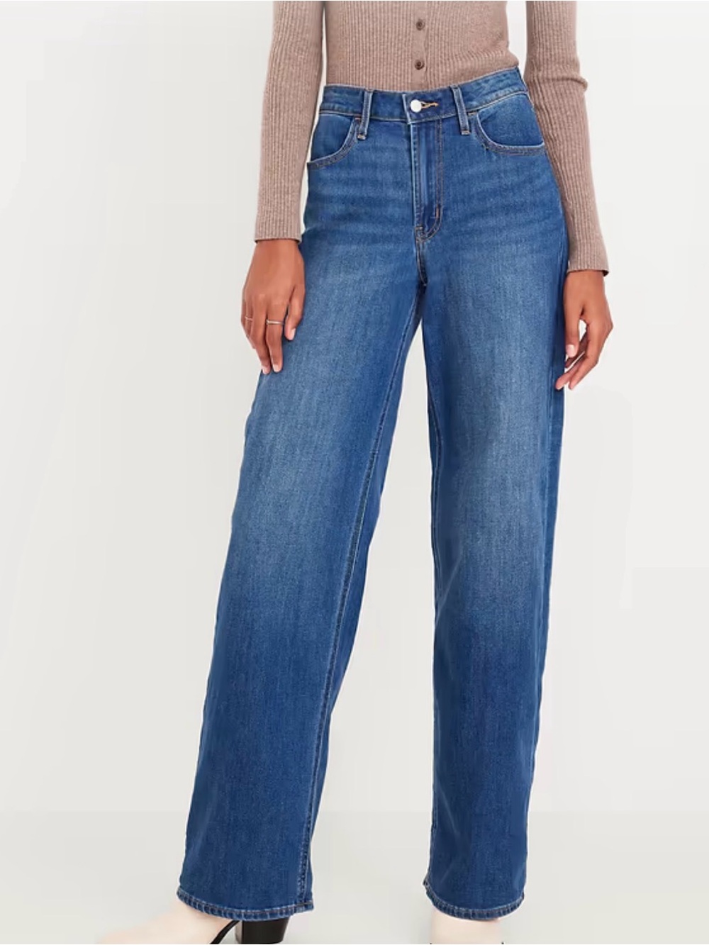High-Waisted Wow Wide-Leg Jeans